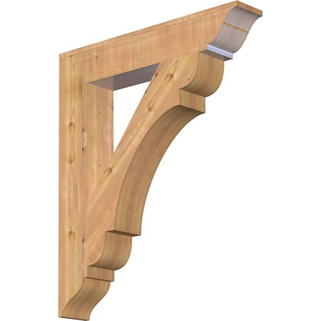 Ekena Millwork Olympic Traditional Smooth Bracket, Western Red Cedar, 5 1/2"W x 32"D x 38"H BKT06X32X38OLY01SWR